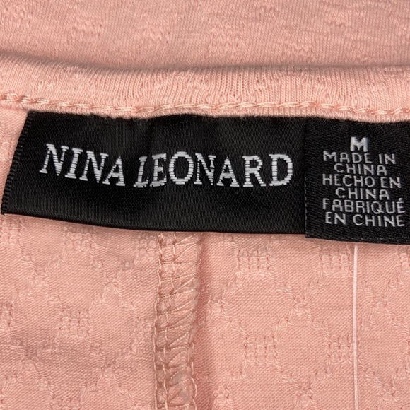 NWT Short Sleeves Nina Leonard Dress - Picture 5 of 8